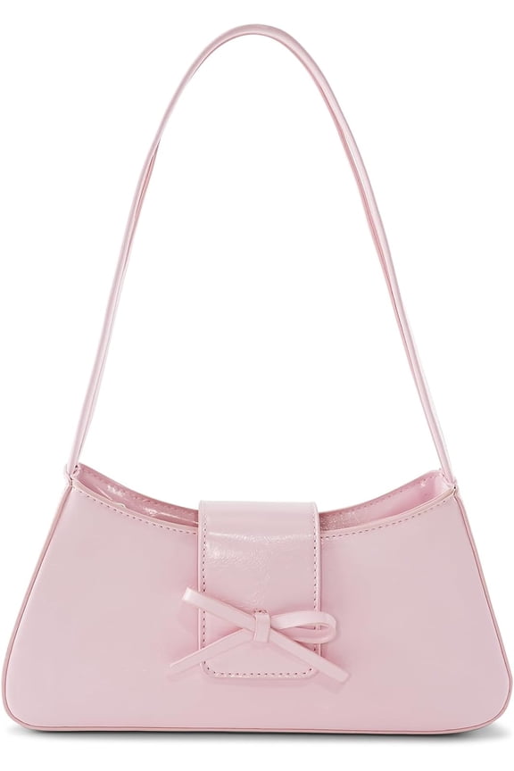 Barabum Shoulder Bag,Shoulder Bag for Women, Handbags Trendy Y2K Purses Patent Clutch Bag Cute Bow Purse