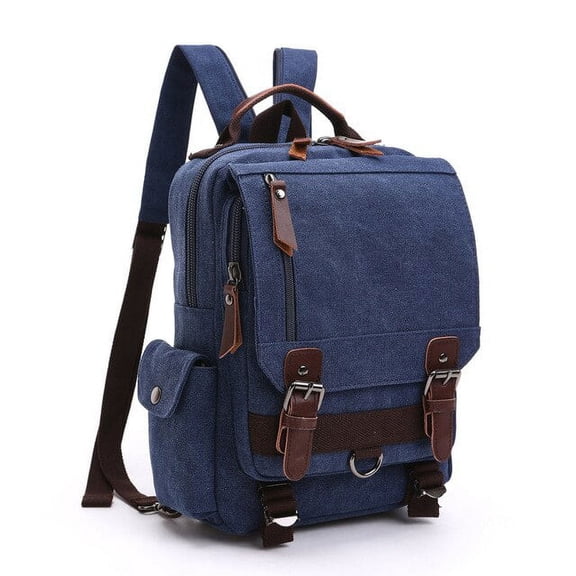 HMSHA Canvas Backpack Men Travel bag Back Pack Multifunctional Shoulder Bags for Women Laptop Rucksack School Bags Daypack mochila sac