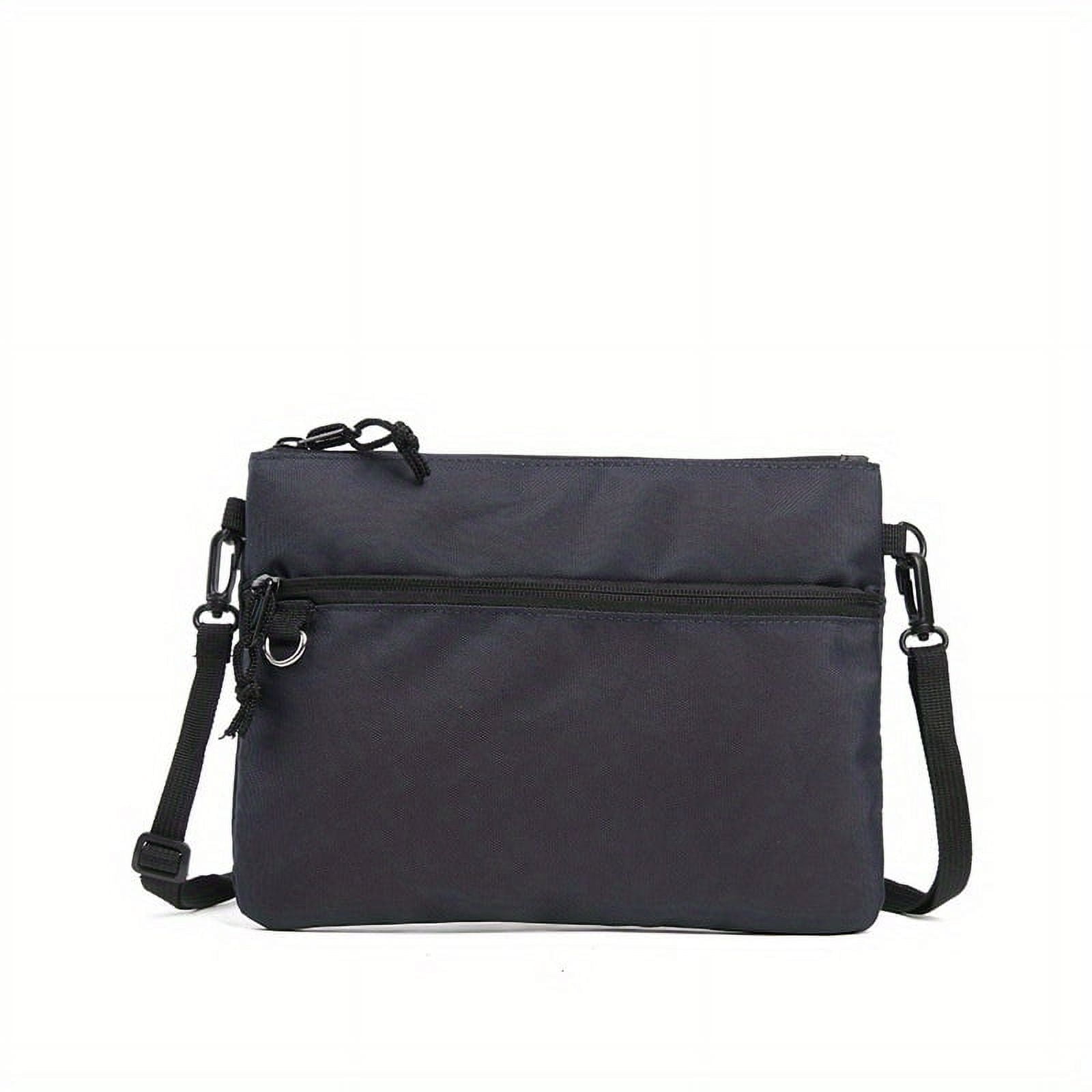 HMSHA Casual Sling Bag For Men Thin Fashionable Crossbody Bag For Hanging Out & Daily Commute Portable Shoulder Bag