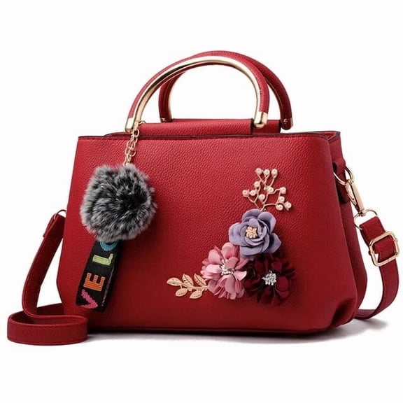 HMSHA Color flowers shoulder bags for women fashion shell Handbag pu Leather Clutch Bag women Handbags Sac A Main Bolsa Feminina