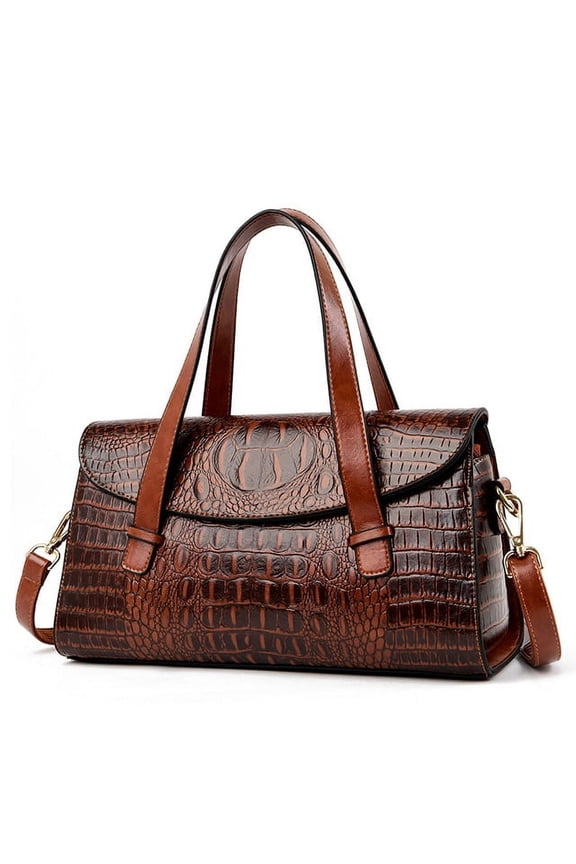 Crocodile Luxury Leather Handbags Women Bags Designer Vintage Alligator Satchel Tote Purse Lady Shoulder Hand Bag for Women