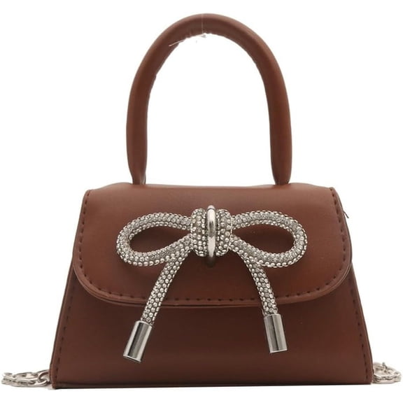 HMSHA Crossbody Bag for Women Girls Cute Candy-Colored Tote with Patent Leather Glitter Shoulder Bag Small Square Bag