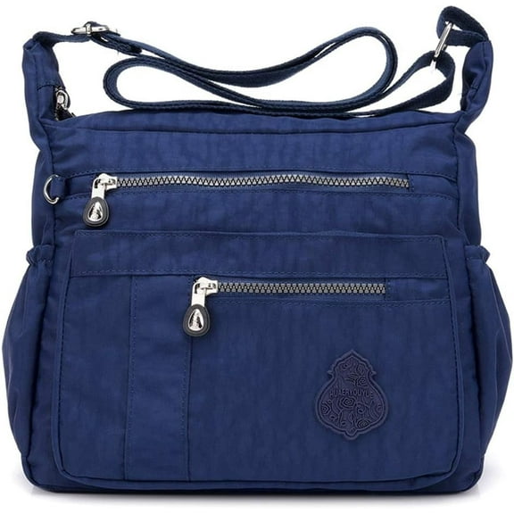 HMSHA Crossbody Bag for Women Nylon Waterproof Shoulder Purse Messenger Bag Lightweight Pocketbooks