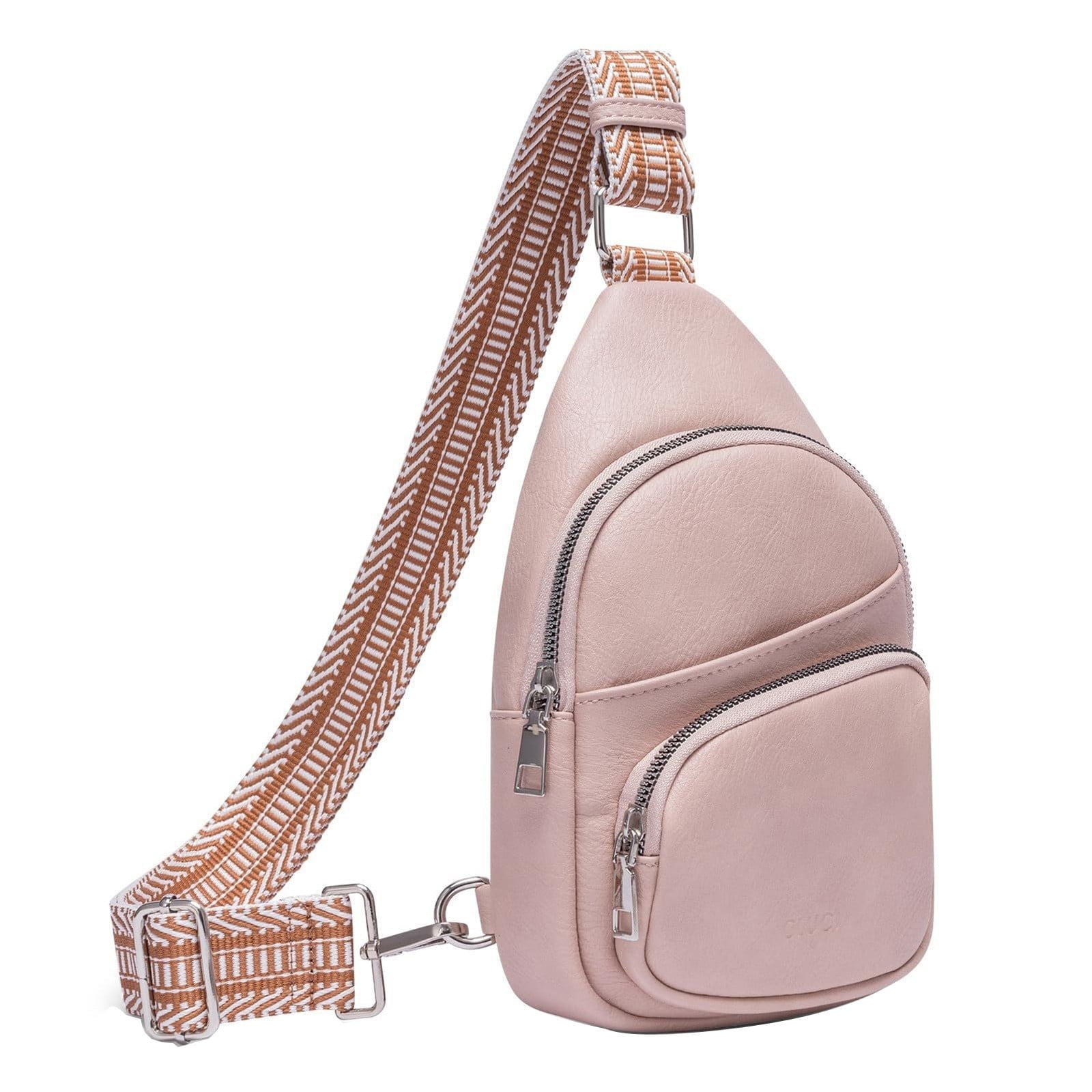 HMSHA Crossbody Bags for Women Men Trendy Sling Bag Casual Chest Bag with Convertible Shoulder Strap Large Capacity Anti Solid Color Crossbody Bag For Daily Travel Anti Theft Crossbody Bag
