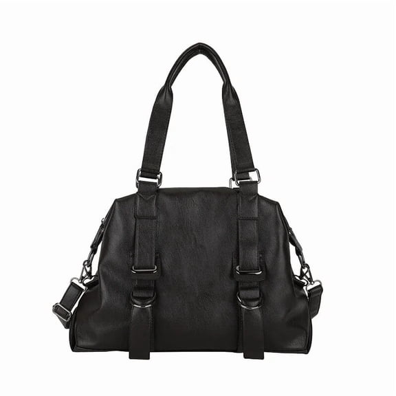 HMSHA High Capacity Rivet Solid Thread PU Shoulder Bags Simple Casual Tote Crossbody Bag Hot Sale Women's Bag Bolsos De Señora