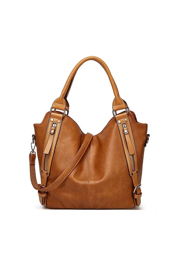 High Quality Big Capacity Women Handbag Luxury Women Bag Side Pockets Design Hand Bag PU Leather Totes Shoulder Bags Ladies