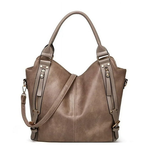 HMSHA High Quality Big Capacity Women Handbag Luxury Women Bag Side Pockets Design Hand Bag PU Leather Totes Shoulder Bags Ladies