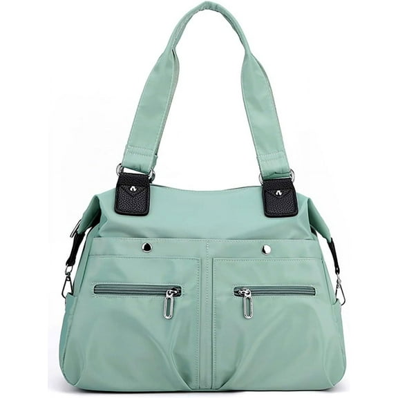 HMSHA Hobo Bag for Women Nylon Shoulder Bag Largr Capacity Totes Lightweight Multiple Pockets Handbag Travel Top Handle Purse