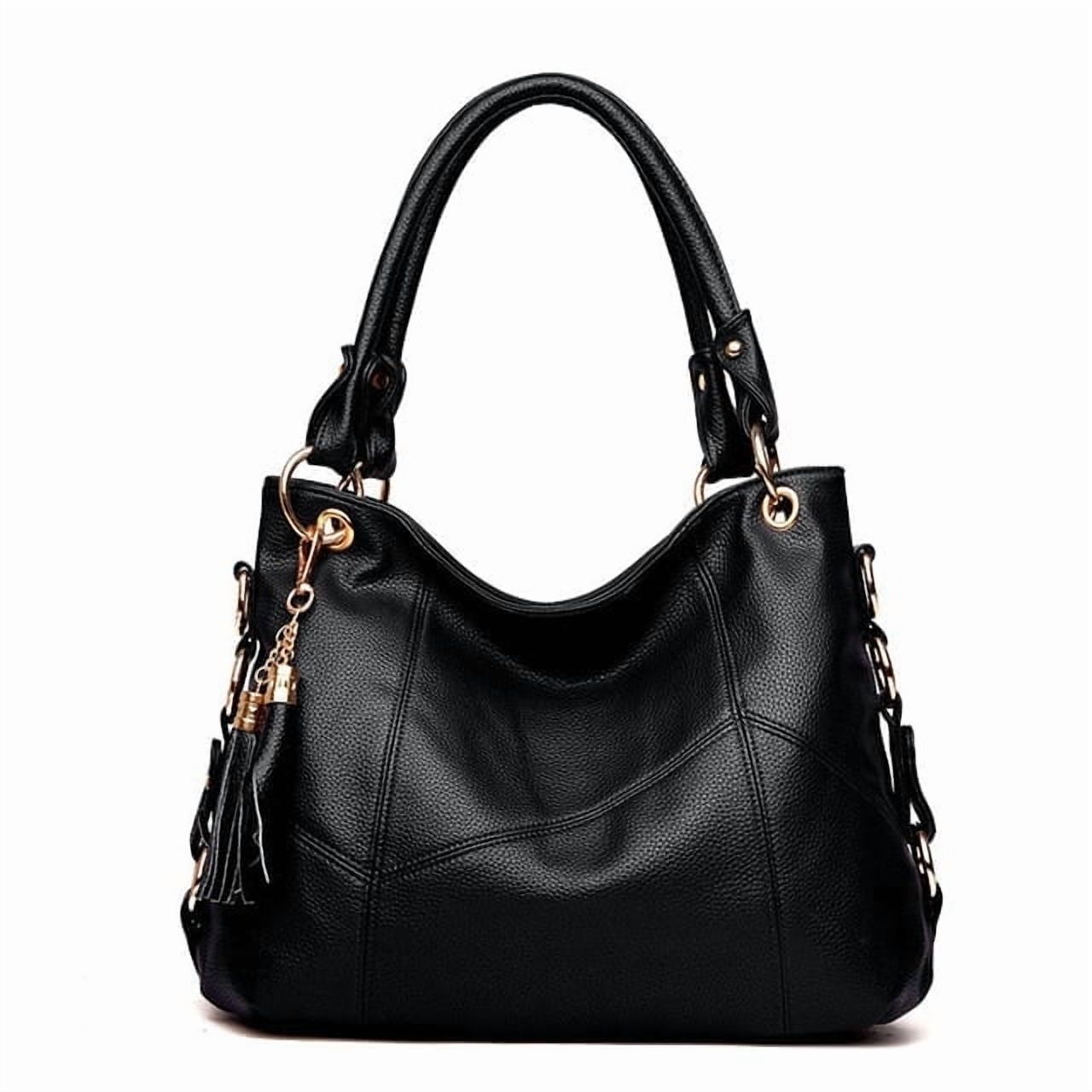 HMSHA Leather Handbags Vintage Designer Crossbody Bag Women Totes