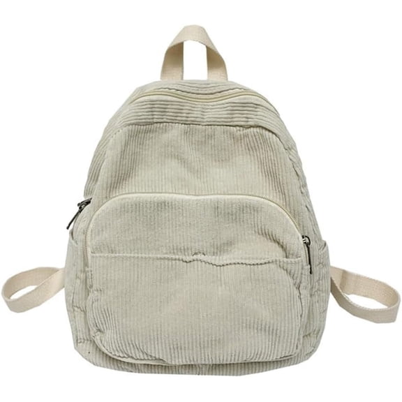 HMSHA Mini Backpack Purse for Women Small Corduroy Backpack Lightweight Casual Daypack Aesthetic Backpack Purse