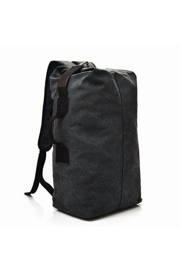 Outdoor Large Bag Rucksack Mens Military Canvas Backpacks Male Multi-functional Bucket Shoulder Army Bag Tourist Foldable