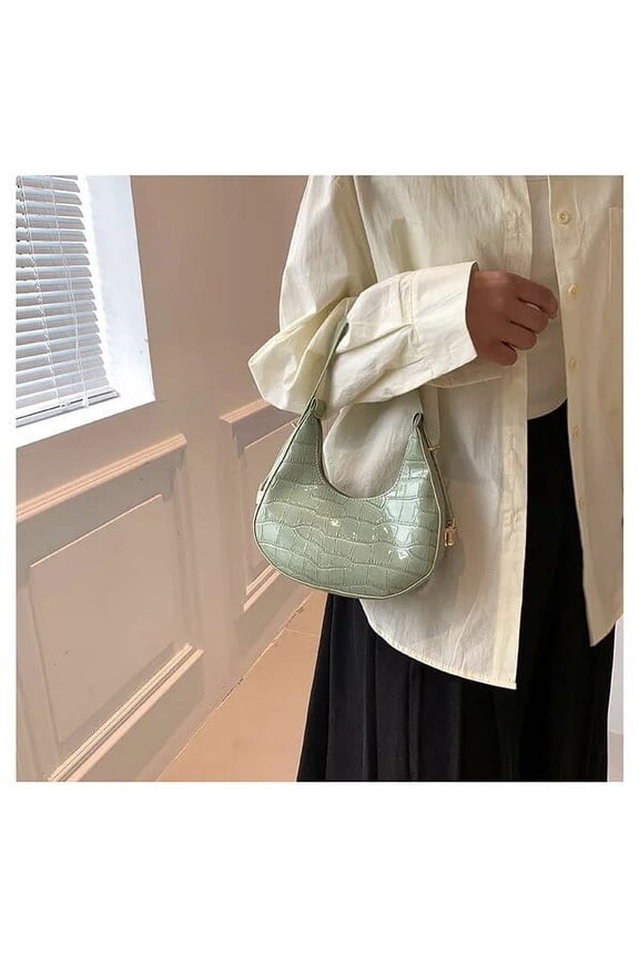 PU Leather Women Luxury Designer Handbag Purses Fashion Vintage Double Zipper Half Moon Crescent Hobos Shoulder Bags Hot