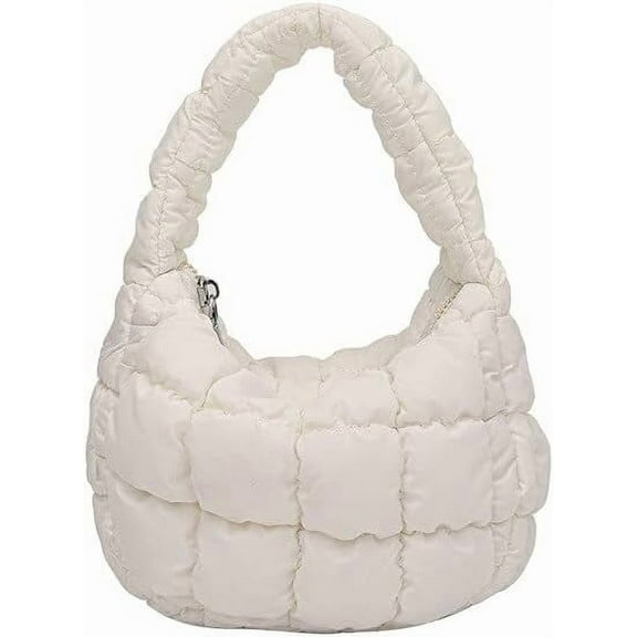 HMSHA Quilted Shoulder Bags for Women Designer Pleated Cloud Bag Mini Famle Versatile Small Handbag Women's Cross Bag Tote