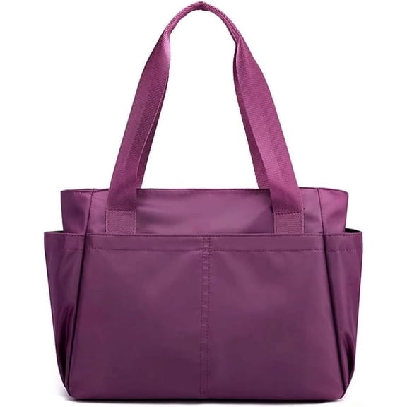 HMSHA Shoulder Bag for Women Casual Tote Bag Waterproof Nylon Handbag Large Capacity Satchel Retro Purse