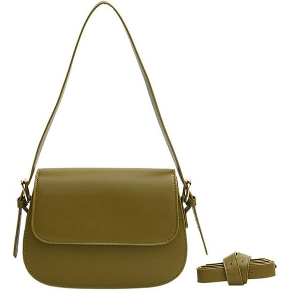 HMSHA Shoulder Handbag for Women Vegan Leather Designer Crossbody Bag Trendy Purse Adjustable Bag for Work Travel