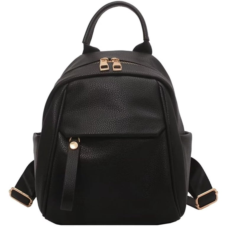 HMSHA Small Backpack for Women Soft Vegan Leather Daypack  display picture 1