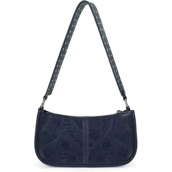HMSHA Small Shoulder Bag Y2K Purse for Women Trendy Crossbody Handbag Clutch Purse Classic Retro Satchel Bag