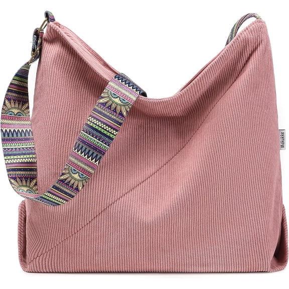 HMSHA Tote Bag Women Large Crossbody Bag Stylish Handbag for Women Corduroy Hobo Bag Fashion shoulder Bag Purse