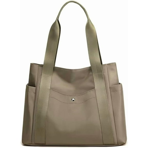 HMSHA Tote Bag for Women Nylon Waterproof Shoulder Purse Large Capacity Top Handle Satchel Diaper Bag for Mommy