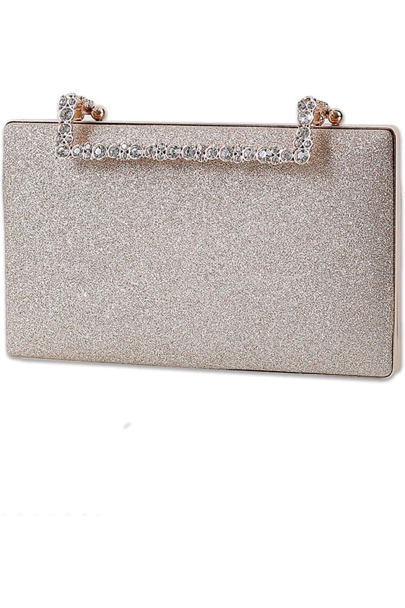 Women Clutch Purse Glitter Evening Bag Sequins Clutch Bag Sparkly Handbag Bridal Wedding Purse