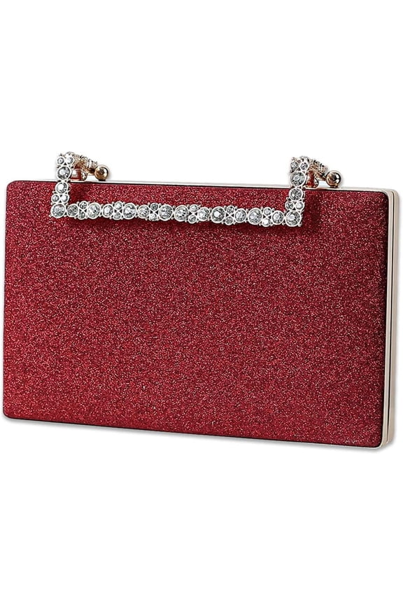 Women Clutch Purse Glitter Evening Bag Sequins Clutch Bag Sparkly Handbag Bridal Wedding Purse