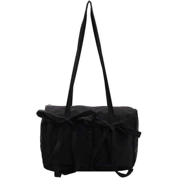 HMSHA Women Plain Drawstring Tote Bag with Canvas Large Tote Handbag Zipper Female Dating Bag Large Capacity Solid Undera