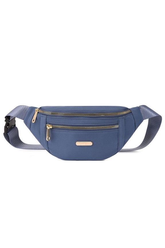 Women Waist Bag Fanny Pack Zipper Chest Bag Female Banana Bag Money Pouch Travel Shoulder Purse Belly Pocket Hip Bum Bag