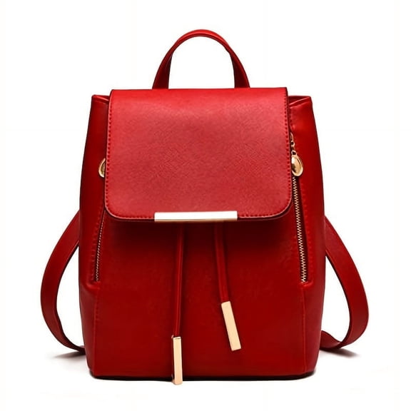 HMSHA Women‘s Mini Backpack Purse Versatile Flap Daypack Preppy Style College Schoolbag