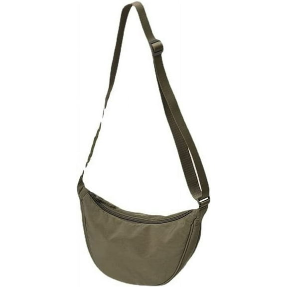 HMSHA Womens Crossbody Bag Y2K Purse Fairycore Messenger Bag Harajuku Aesthetic Canvas Tote Bag Preppy Shoulder Handbags (Black)