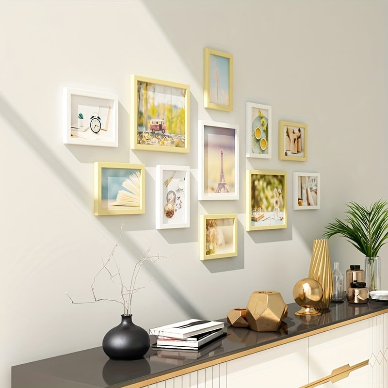 HMTY 11Piece Gallery Wall Photo Frame Set, Versatile Frames with