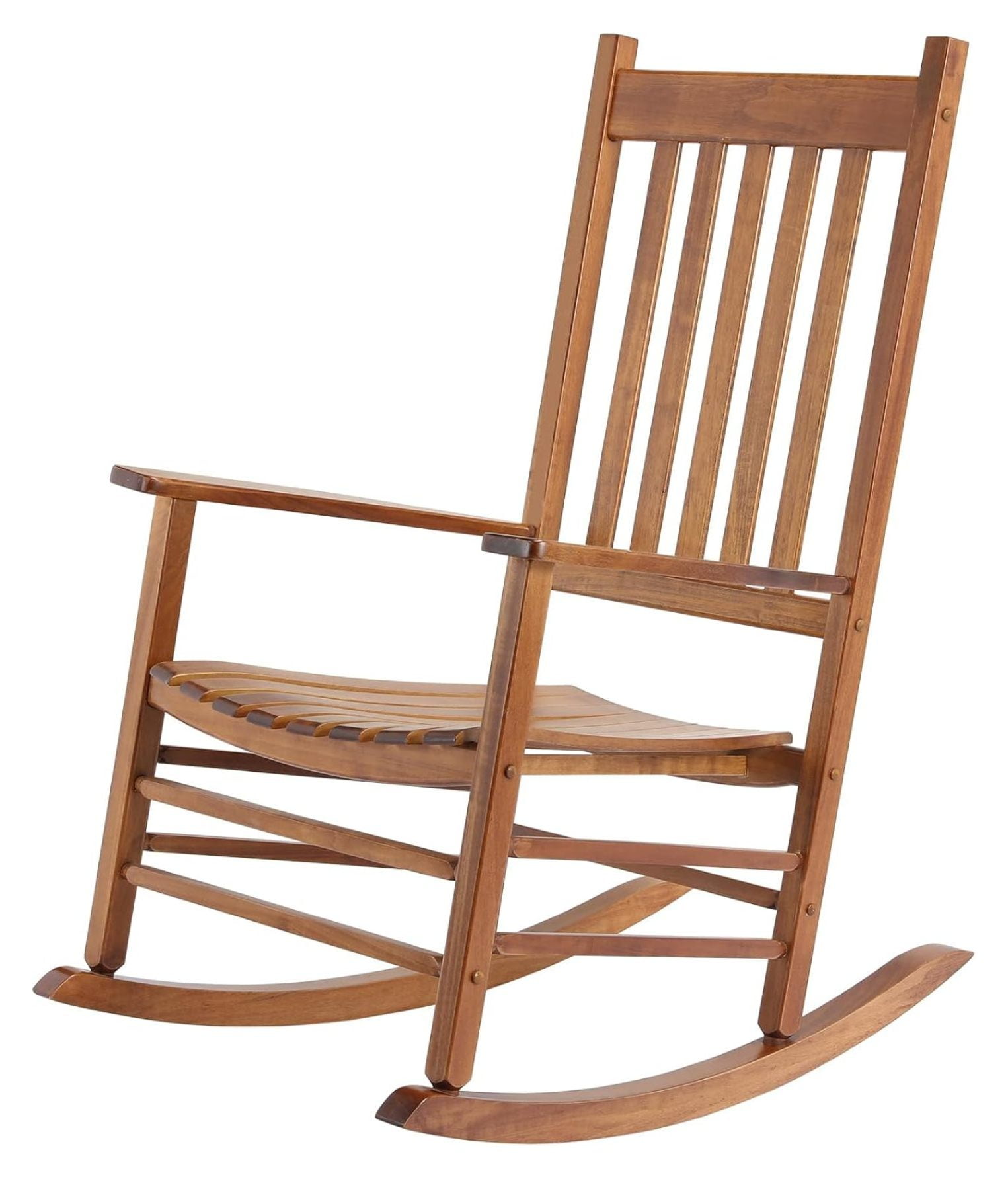 HMTtie Wooden Rocking Chair Outdoor with High Back,Rocking Chair Indoor ...