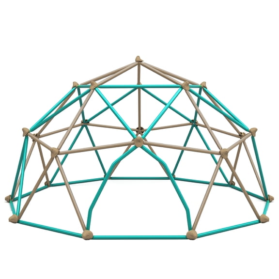 HMYG 13ft Geometric Dome Climber Play Center,Climbing Dome Tower,Rust UV Resistant Steel Supporting 1000 LBS