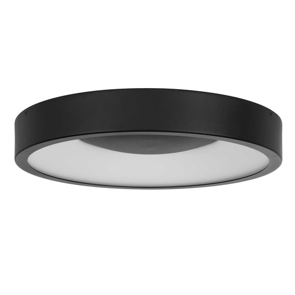 HMYG 14 Inch Black LED Flush Mount