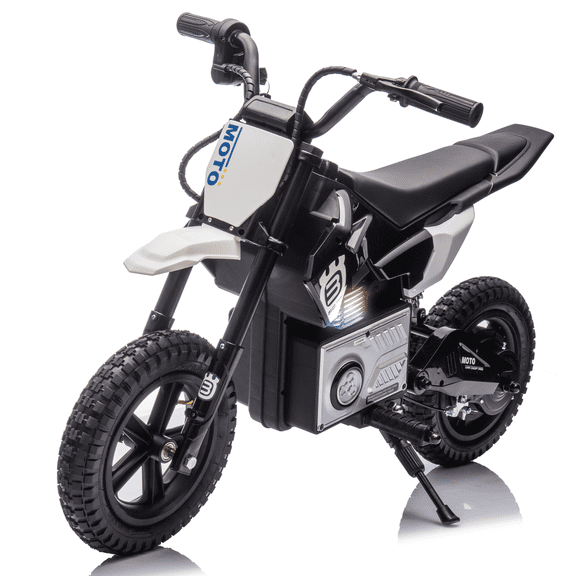 HMYG 24V Electric Motocross Motorcycle with 200W Hub Motor and Adjustable Speed, Ages 5-12