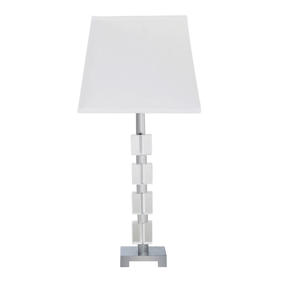HMYG 25-Inch Wendi Glam Crystal Cube Ice Table Lamp