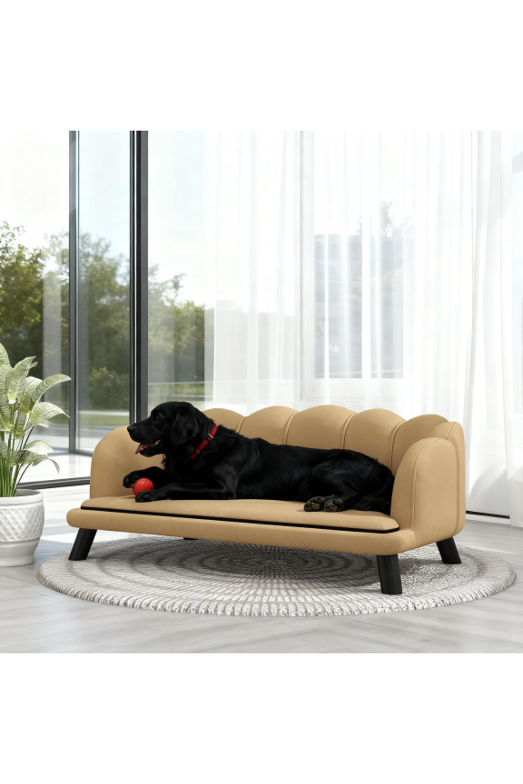 Coffee Pearl Design Pet Sofa