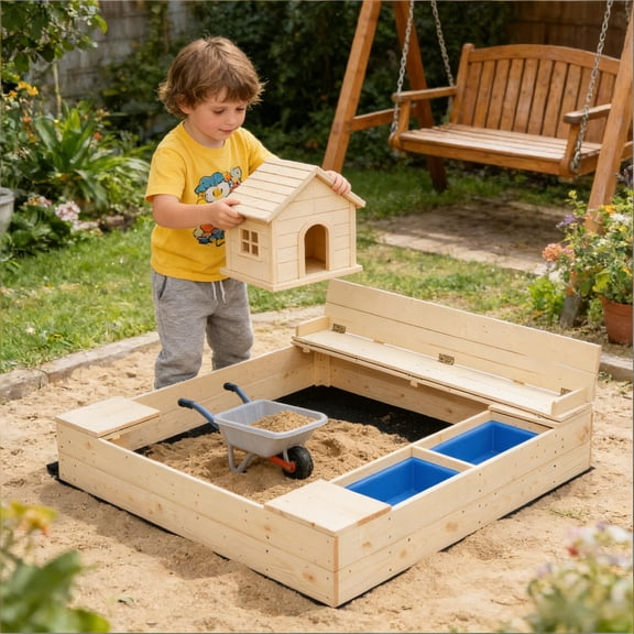 HMYG Wooden Sandbox