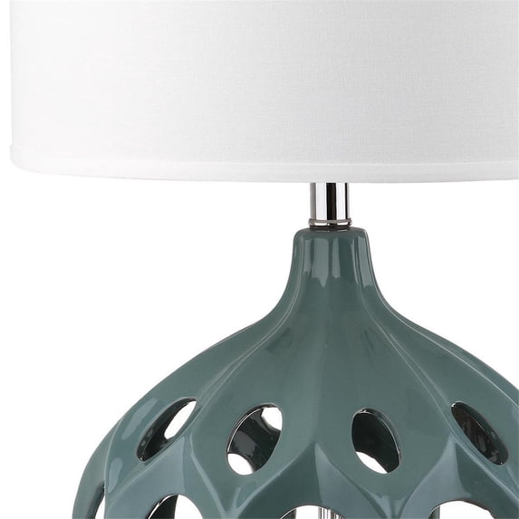 Safavieh REGINA TABLE LAMP-Finish:Teal