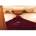 thumbnail image 1 of HNB Store 100% Terry Cotton Burgundy Solid 1 Piece After V Berth Mattress Protector Fits 12" Deep Pocket, 1 of 3