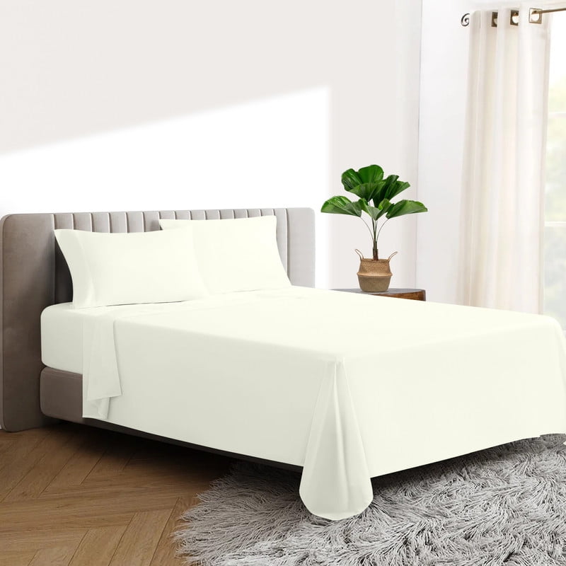 HNB Store 1000 TC Egyptian Cotton Twin Bed Sheet Set Include's 15