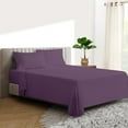 thumbnail image 1 of HNB Store 600 TC Egyptian Cotton RV King Bed Sheet Set Include's - 24" inch Deep Fitted Sheet | 1 Flat Sheet | 2 Pillowcases | Plum Solid, 1 of 6