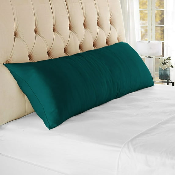 HNB Store Body Pillow cases Premium 1000TC | Egyptian Cotton Pillow Case | Zippered Body Pillowcase 20x72" inch | 1 Pieces Pillow Case | Teal