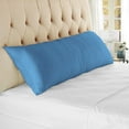 thumbnail image 1 of HNB Store Body Pillow cases Premium 1000TC | Egyptian Cotton Pillow Case | Zippered Body Pillowcase 21x56" inch | 1 Pieces Pillow Case | Mediterrian Blue, 1 of 7