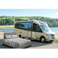 thumbnail image 1 of HNB Store RV Sheet Set Bunk 30X76" Cot Bed 600 TC Egyptian Cotton Solid Camper 8" Deep Pocket Light Grey, 1 of 8