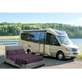 thumbnail image 1 of HNB Store RV Sheet Set Bunk 42X80" Truck Sleeper 600 TC Egyptian Cotton Solid Camper 6" Deep Pocket Plum, 1 of 8