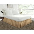 thumbnail image 1 of HNB Store Ruffled Bed Skirt Easy Fit 11" inch Drop | Microfiber Made | King Size Bedskirt | Taupe, 1 of 7