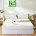 thumbnail image 1 of HNB Store Twin XL Bamboo Mattress Protector | Upto 15" Fitted Deep Pocket Mattress Cover | 100% Waterproof Mattress Pad Cover | White, 1 of 7