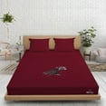thumbnail image 1 of HNB Store Waterproof Mattress Protector 15" inch Deep Fitted Terry Cotton Fabric (Full XL-Burgundy), 1 of 1