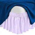 thumbnail image 1 of HNB Store Wrap Around Bed Skirt 14" inch Drop Easy Care Microfiber Made Bedskirts (Twin-Lilac), 1 of 6