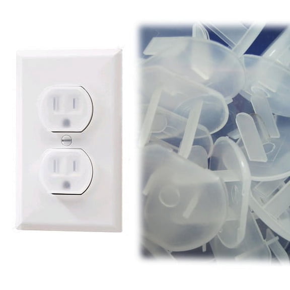 HNF Shop Baby Safety Outlet Covers, Plastic, 24 Piece